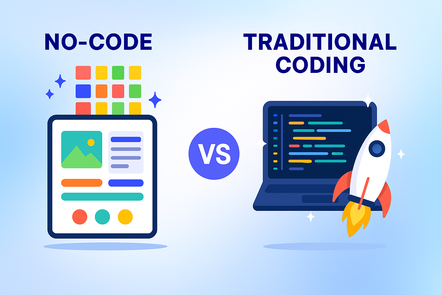 No-Code vs. Traditional Coding: The Entrepreneur's 2025 Guide