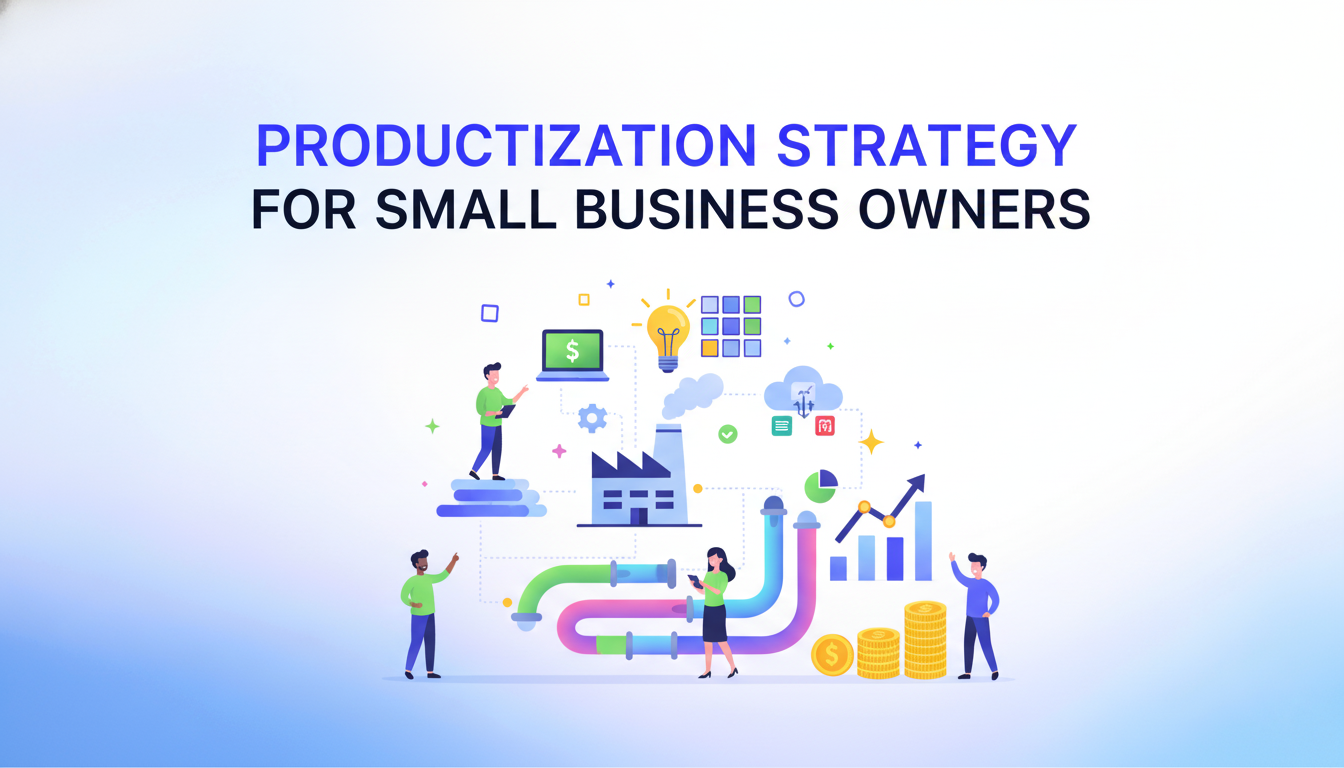 Productization Strategy for Small Businesses (Turn Services Into Packages)