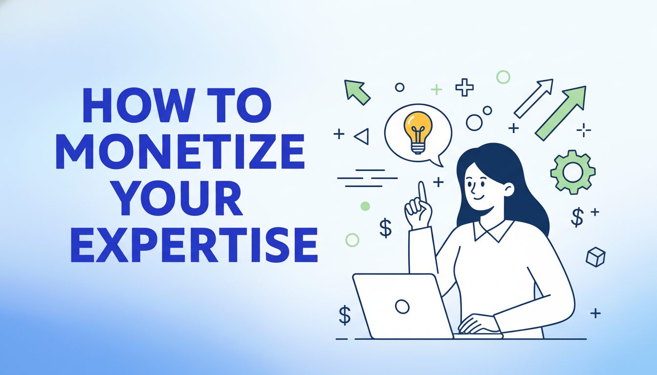 How to Monetize Your Expertise: Turn Knowledge Into Income