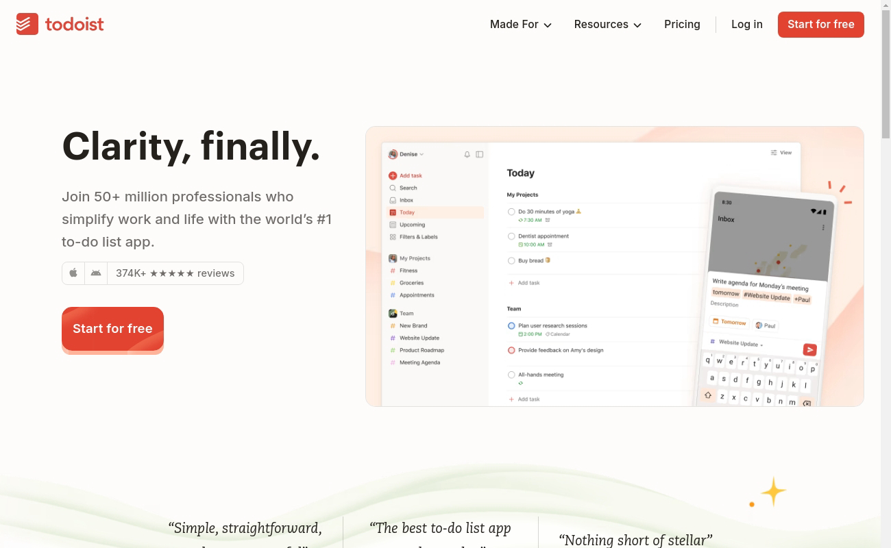 Todoist Premium background
