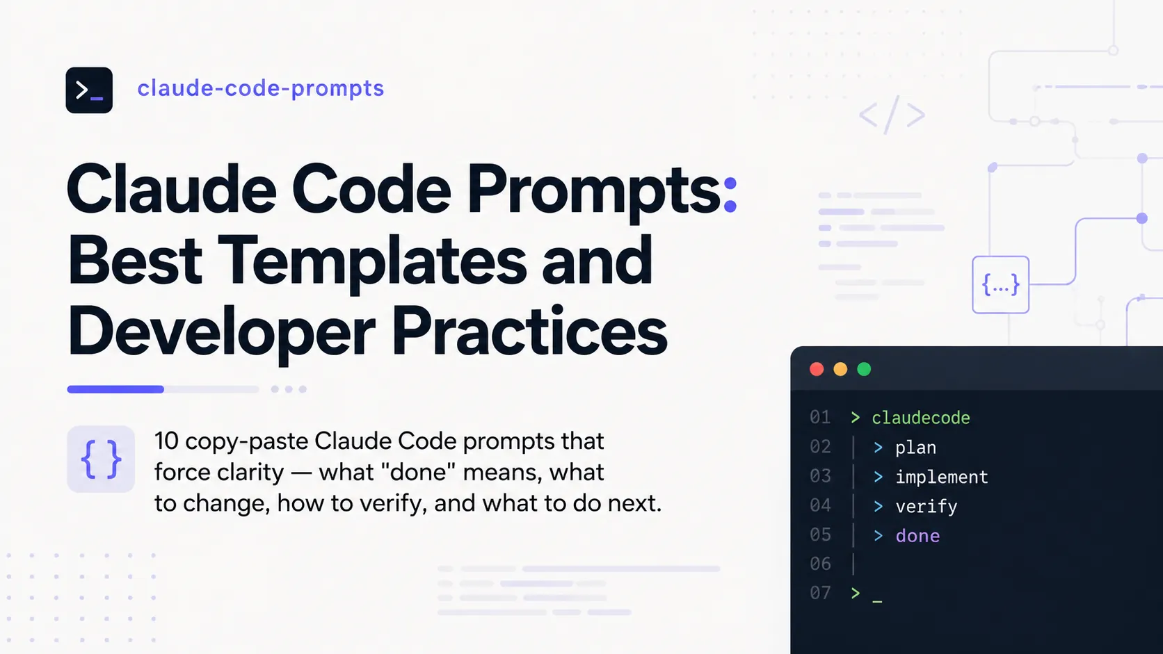 Claude Code Prompts: Best Templates and Developer Practices